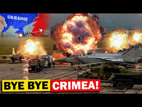 Ukraine Waited for Putin to Start "Victory Speech"...—Then Drones BLAST Main Bases in Crimea