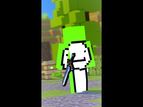 Little Mob Craft - @dream VS Entity and Null - Minecraft Animation #shorts
