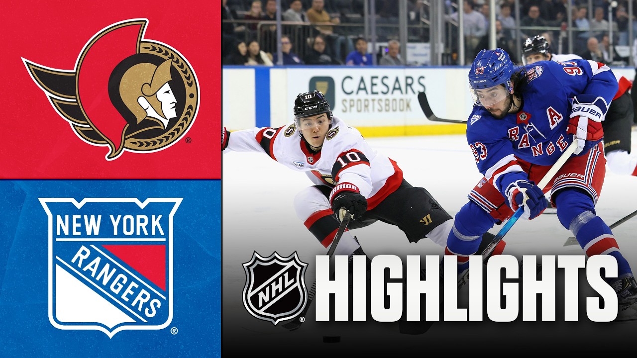 Senators vs. Rangers | NHL Highlights | March 23, 2026