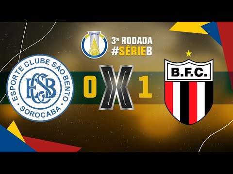 Gols de São Bento 0 x 1 Botafogo, Série B do Campeonato Brasileiro