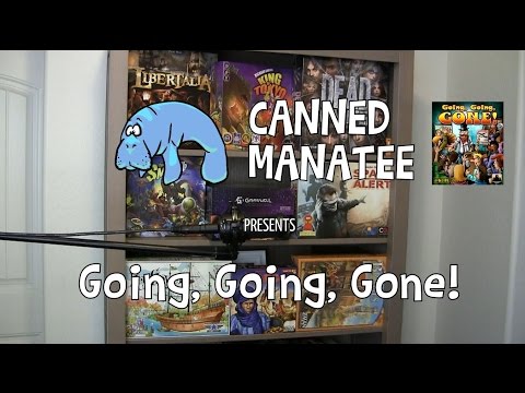 Canned Manatee Presents: Going, Going, Gone - Review & How to Play