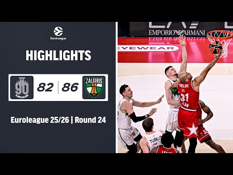 Olimpia Milano - Zalgiris Kaunas Extended Highlights