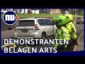 Colombiaanse demonstranten tegen coronamaatregelen belagen arts | NU.nl