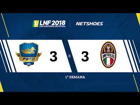 LNF2018 - Pato 3x3 Intelli - Gols - 1ª Rodada