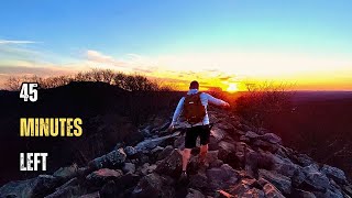 Racing the Park Gates for Sunset at Pinnacle Mountain