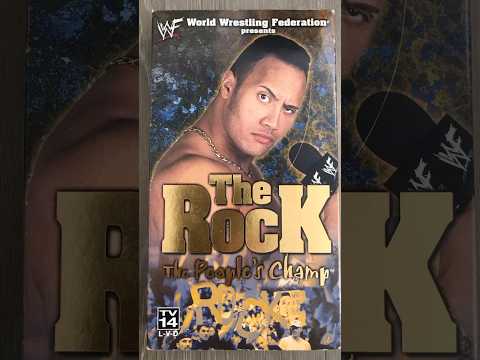 The Rock The People’s Champ VHS tape. Loved this as a kid growing up. #TheRock #WWF #VHS #Wrestling
