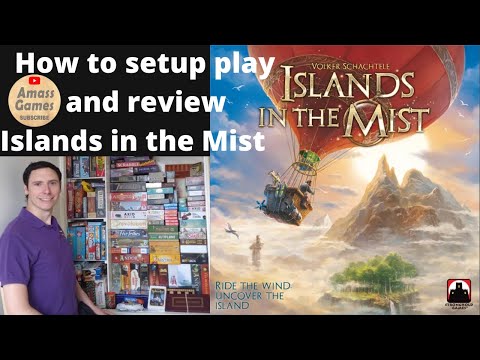 Cascadia, Sagrada Killer? How to setup, play and review  Islands in the mist by * AmassGames *