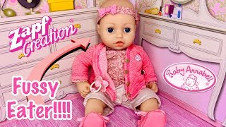 Baby ANNABELL Interactive Doll  new outfit fussy eater zapf creations