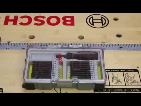 Bosch 37 dalių antgalių kompl. 75 mm video