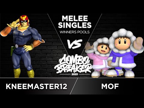 kneemaster12 (Captain Falcon) vs MOF (Ice Climbers) - Melee Singles W. Pools - COMBO BREAKER 2023