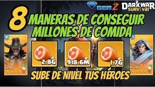 Dark War Survival: CÓMO CONSEGUIR MILLONES DE COMIDA