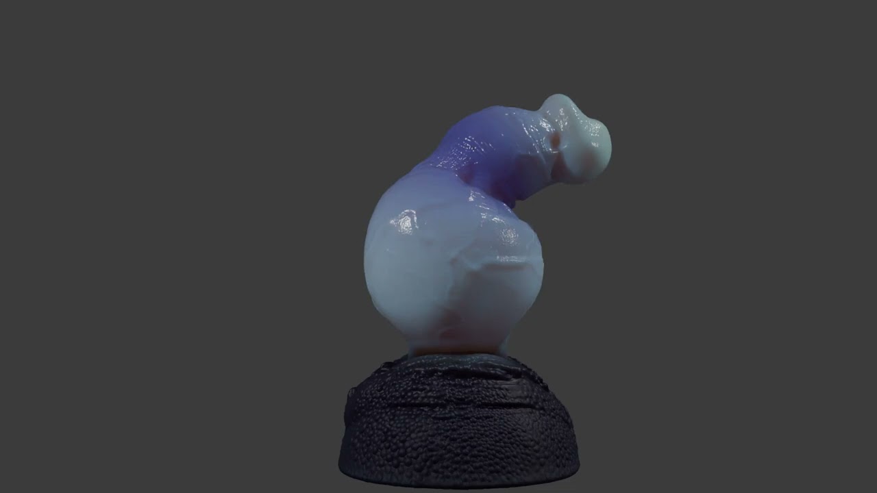 Tork Fantasy Dragon Penis Sextoy Rigged 3D Model