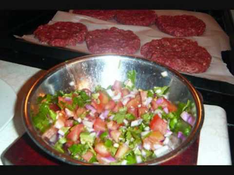 Caribbean Hommade Burger Recipe.wmv
