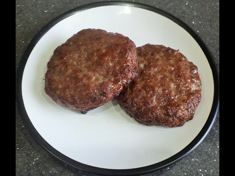 HOME MADE BEEF BURGER RECIPE