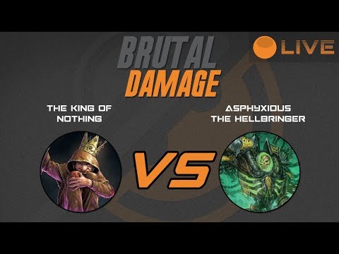 Brutal Damage Weekly Warmahordes - King of Nothing vs Asphyxious3