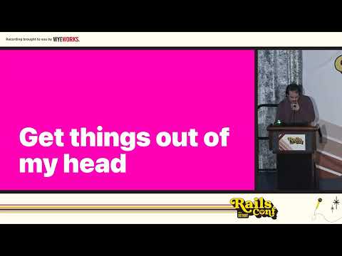 RailsConf 2024 - Riffing on Rails: sketch your way to better designed code by Kasper Timm Hansen