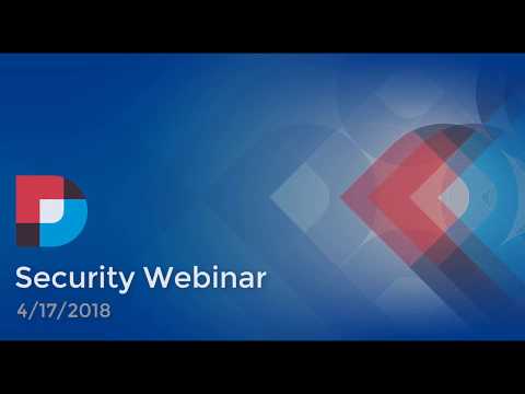 April 2018 DNN Security Webinar