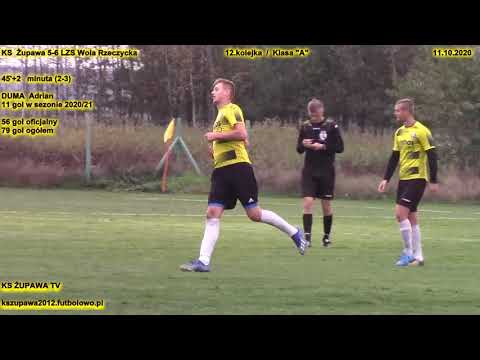 KS Żupawa 5-6 LZS Wola Rzeczycka (2-3 Duma Adrian) 11.10.2020 / Klasa "A"