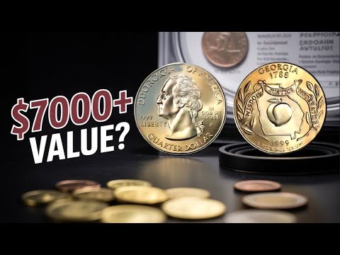 Most VALUABLE 1999 Georgia State Quarter Coin!