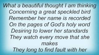 Kitty Wells - Great Speckled Bird Lyrics