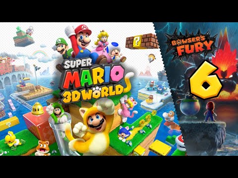Super Mario 3D World - Walkthrough Part 6 - World 6  (Nintendo switch Gameplay)