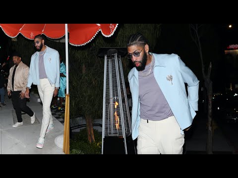 Anthony Davis and Corey Gamble Party at Bird Street Club to Celebrate Lakers' Semifinals Playoff Win