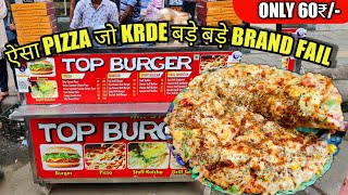 ऐसा PIZZA जो KRDE बड़े बड़े BRAND FAIL || ONLY 60/- INDIA CHEAPEST PIZZA 🍕