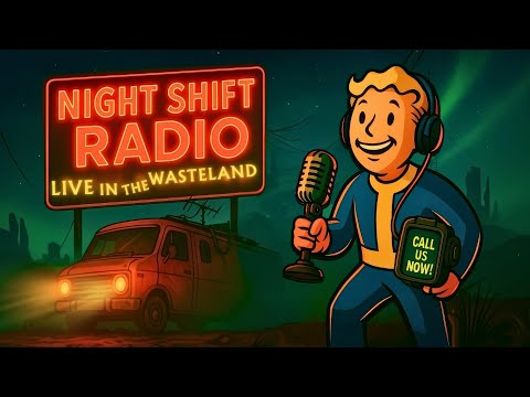 Fallout Call-In Radio (pt3): The MIDNIGHT OIL | ASMR Bedtime Story & Oldies