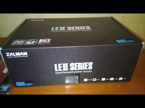 Распаковка Блока Питания Zalman Le 2 600W Series ! Чуть не разбил блок!