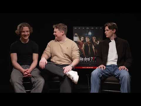 Die drei ??? - sehr lustiges Interview mit Levi Brandl Julius Weckauf Nevio Wendt FRAGEZEICHEN Stars