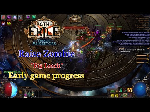 [POE 3.22] "Stop dying" This Build Tanks Everything | Early game progress | 57