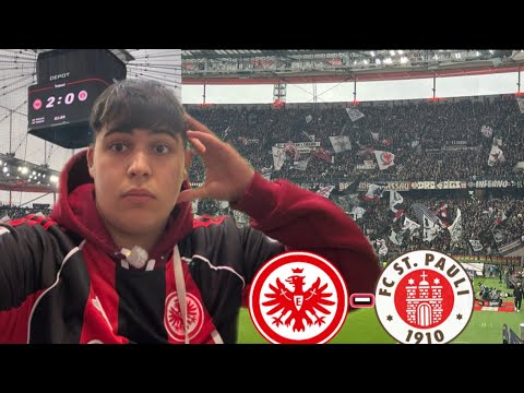 Eintracht Frankfurt vs St.Pauli🏟️|| Jonny trifft doppelt🤯