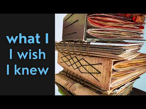 10 things I wish I knew as a junk journal BEGINNER + make a simple junk journal