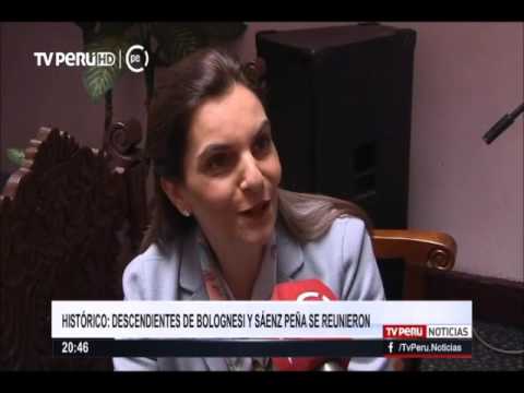 Descendientes de Bolognesi y Sáenz Peña tuvieron histórica reunión