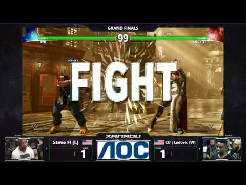 Street Fighter 5 - STEVE H /Ryu/ vs CU|LUDOVIC /Chun-Li/ #S@X163 Grand Final HD720p 60FPS