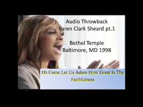 Karen Clark Sheard Pt.1 Audio throwback (1998), Baltimore, MD