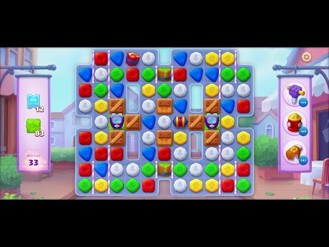TOWNSHIP   Colorful Puzzle  Match -3  game level # 2184