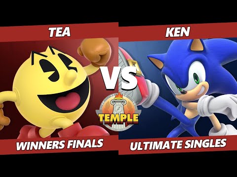 Temple: Hermès Edition Winners Finals - Tea (Pac-Man) Vs. Ken (Sonic) SSBU Ultimate Tournament