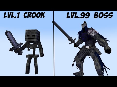 Lv.1 Crook vs Lv.99 Boss (7) - Minecraft Animation