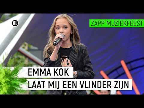 EMMA KOK - LAAT MIJ EEN VLINDER ZIJN | Zapp Muziekfeest op het Plein | #19 | NPO Zapp