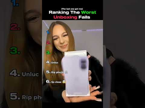 Ranking The Worst Unboxing Phone Fails#shorts