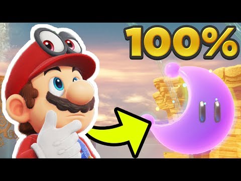 Super Mario Odyssey - Seaside Kingdom ALL 71 POWER MOON LOCATIONS! [100% Guide]
