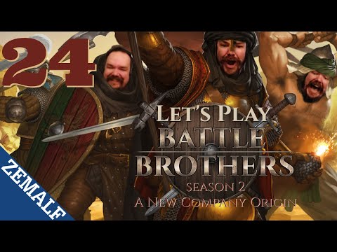 24 | Battle Brothers Season 2 | Day 106 | A New Company Origin | Old Timers