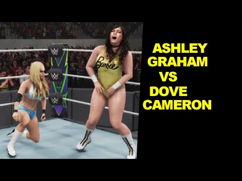 WWE 2K19 Ashley Graham vs Dove Cameron - Extreme Rules