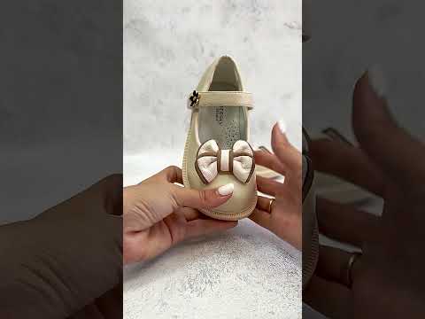Туфли для девочки на лепучке нарядные стелька кожаная с супинатором Размеры 27,31 - фото 1 - id-p2718043504