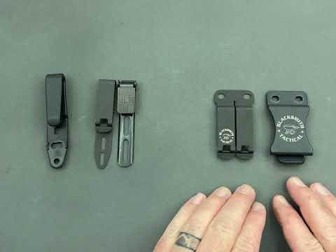 IWB Holster belt clip options