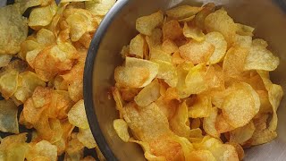 Homemade Crispy Potato Chips - Potato Crisps