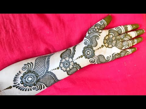 STYLISH & UNIQUE BANGLE / BELT STYLE HENNA MEHNDI DESIGN || Mehndi by Bhagyashree