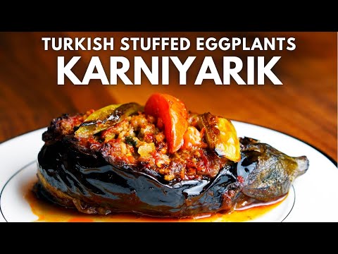 Turkish Stuffed Eggplants - How to make Karniyarik