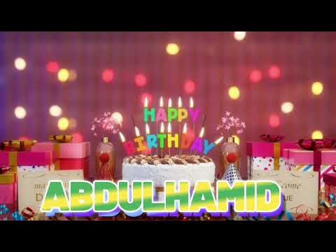 ABDULHAMID Happy Birthday Song with Names 🌟 Happy Birthday to You